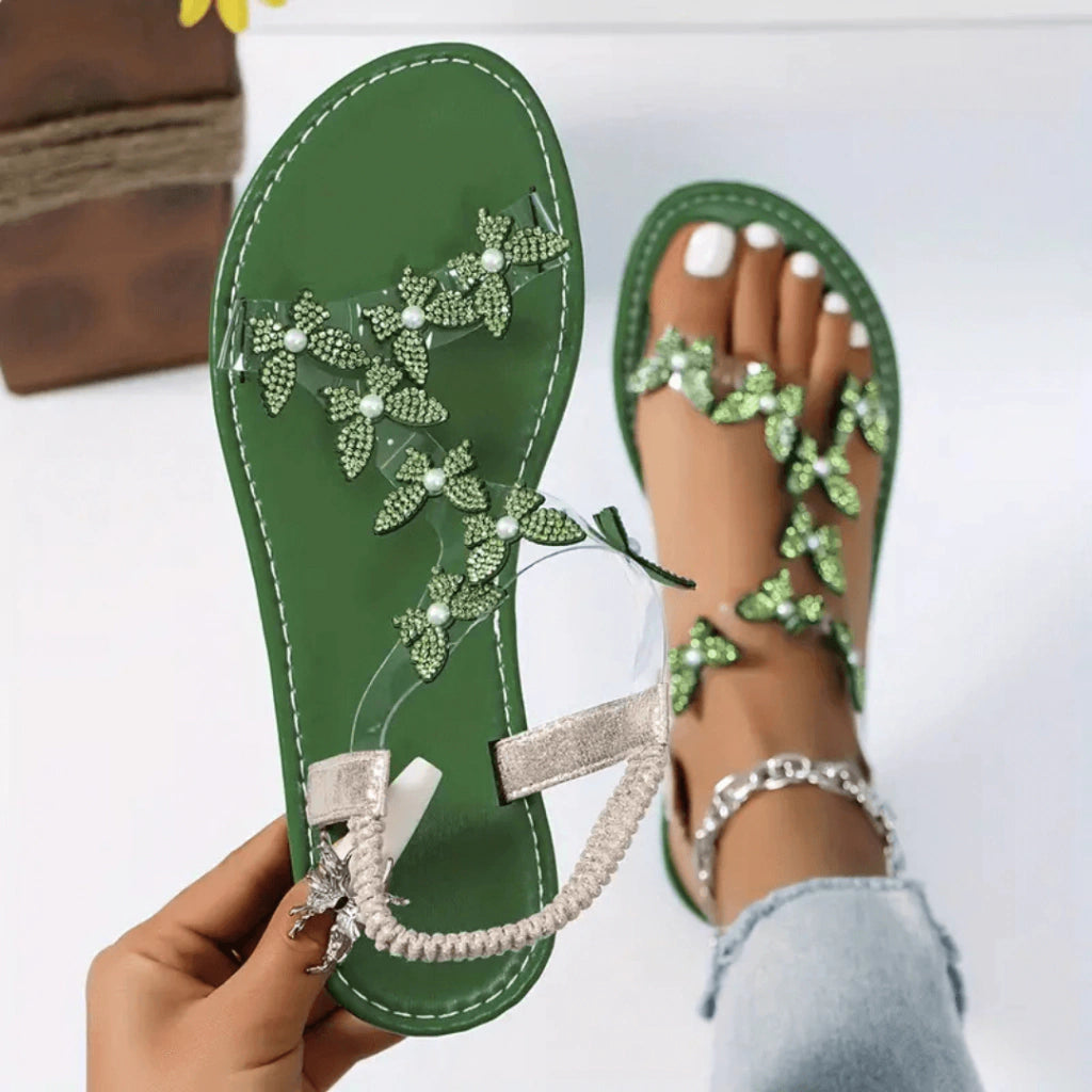 sandalia-feminina-rasteirinha-megan-verde-loja-ortopedic